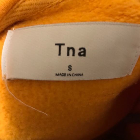 Yellow TNA hoodie - Picture 3 of 3